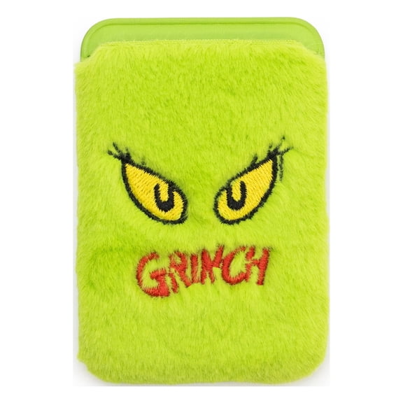 CultureFly Magnetic MagSafe Wallet The Grinch Furry Face