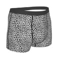 thumbnail image 4 of Uemuo Black Leopard Pattern Men's Boxer Briefs,Trunk Anti-Chafing,Comfortable, Durable, and Stylish Underwear-Large, 4 of 9