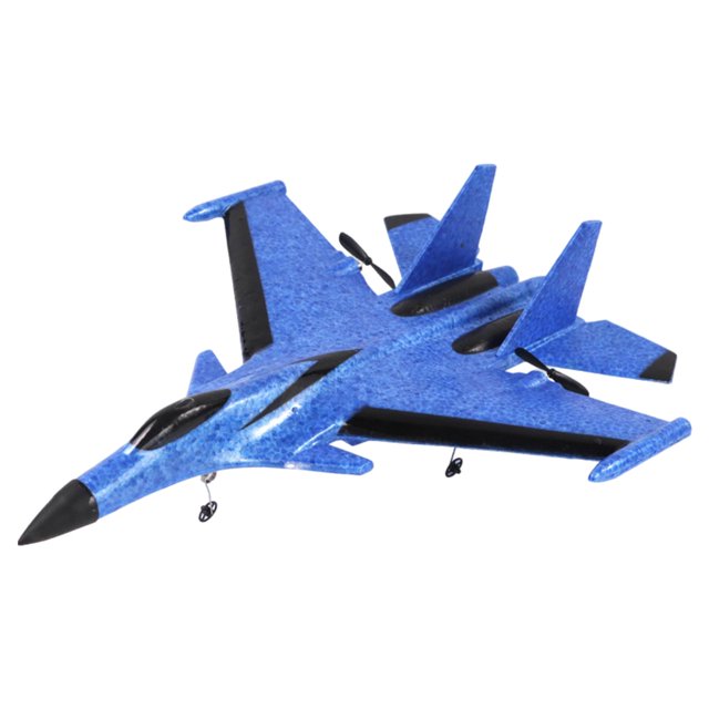 Avión RC de espuma de 3 canales Avión de ala fija Fácil de controlar Azul Zulema Avión rc de ala fija