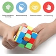 thumbnail image 4 of Set 3 Pack Magic Cube - Includes 3x3, 2x2 Cube, Pyramid Cube - Smoothly Puzzle Cube Collection for Kids Teens & Adults (Stickerless), 4 of 5