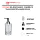 thumbnail image 4 of Dispensador De Jabon Acrilico Transparente Namaro Design BA-436232, 4 of 4