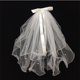 thumbnail image 1 of Tocado, velo de novia blanco, 1 of 2