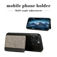 thumbnail image 2 of Allytechgroup Credit Card Slots Kickstand Shockproof Slim PU Leather Wallet Cell Phone Case for Apple iPhone 15 Plus, Gray, 2 of 7