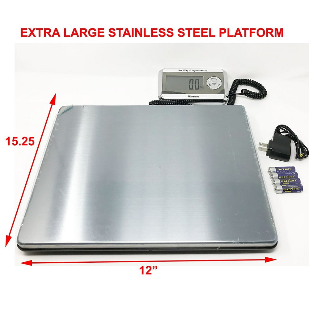 Weighology Extra Large Stainless Steel Digital Postal Parcel Scale UPS