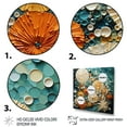 thumbnail image 3 of Designart "Beach Tidepool Euphony Pointillism II" Beach Floater Framed Wall Decor, 3 of 7
