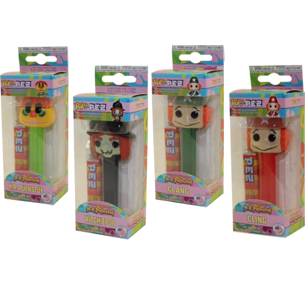 Funko POP! PEZ Dispenser - H.R. Pufnstuf - SET OF 4 (Witchiepoo, Cling, Clang +1) - Walmart.com