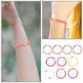 thumbnail image 5 of CIMAXIC 10pcs 6mm Bohemian Bracelets Colorful Polymer Clay Hand Ropes Beach Elastic Rope Bracelets(Assorted Designs),7.09"X0.24"X0.24", 5 of 5