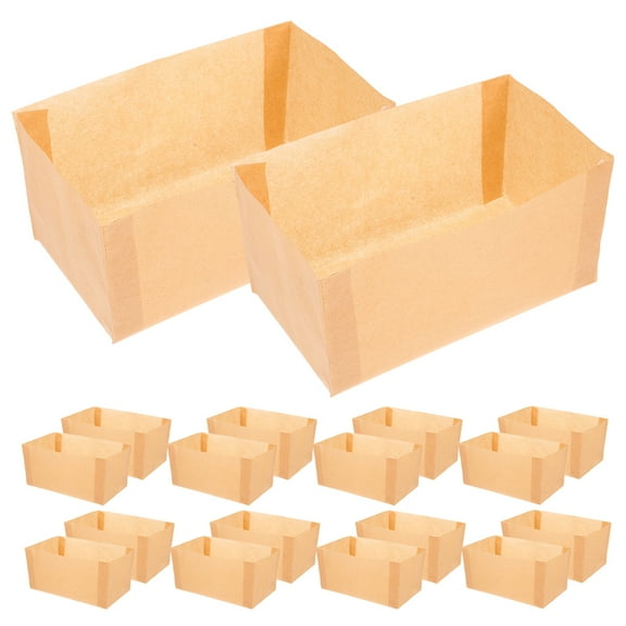 100Pcs Paper Loaf Pan Liner Nonstick Bread Baking Liners for Toast Bread