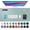 Light Blue, variant on Leather Desk Pad Protector, Mouse Pad, Office Desk Mat, Non-Slip PU Leather Desk Blotter, Laptop Desk Pad, Waterproof Desk Writing Pad for Office and Home (31.5" x 15.7")