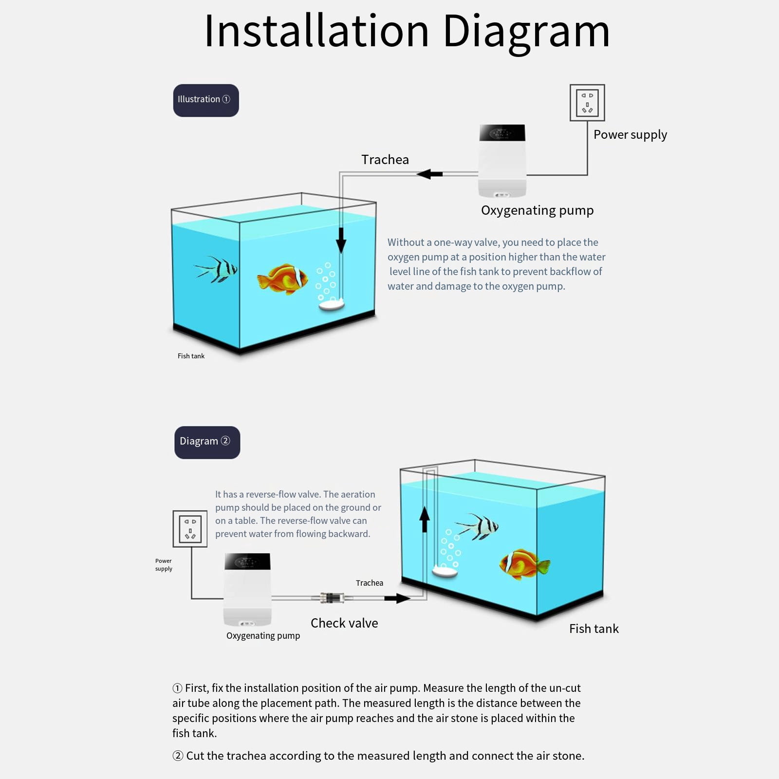 Quiet Aquariums Air Pumps USB Power 14 Hour Continuous Use Automatic Oxygen Adjustment Energy Saving Aerator