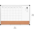 thumbnail image 5 of Pen+Gear Monthly Calendar Dry Erase Whiteboard with Silver Frame, 24x36 Inches, 5 of 10