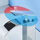 thumbnail image 3 of Waterfall Faucet for Bathroom Sink, Brass, Basin Mixer Tap for Hot and Cold Water, Single Handle Waterfall Bathroom Sink Faucets, 3 of 5