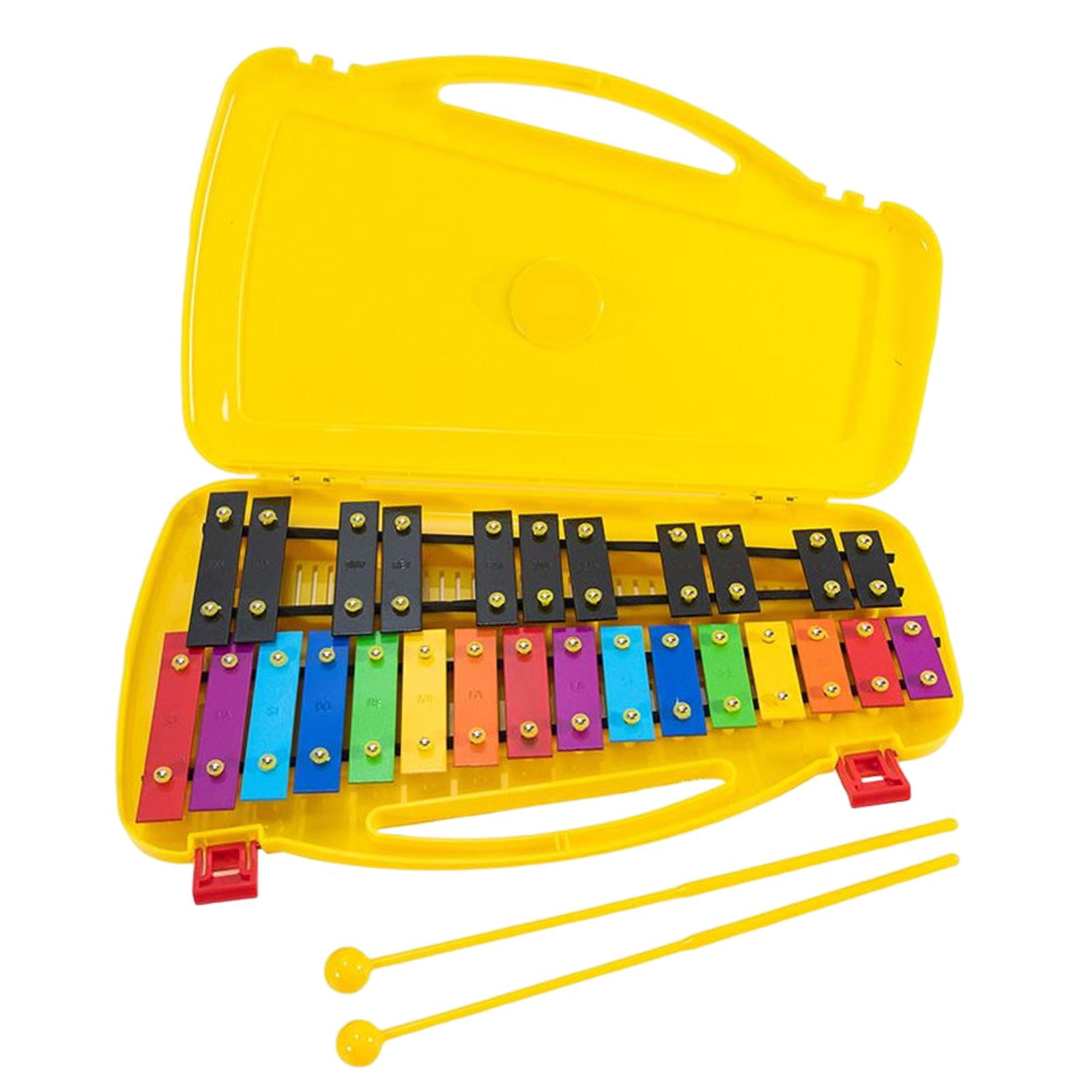 LeeQinersw Glockenspiel and Two Mallets Perfectly Gift for Children Toddlers Kids Colorful
