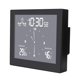 thumbnail image 5 of Reloj de pared digital LCD Impermeable Ducha Baño Temporizador Alarma Temperatura Medidor de humedad, Negro Vogacara  HA002356-01B, 5 of 6