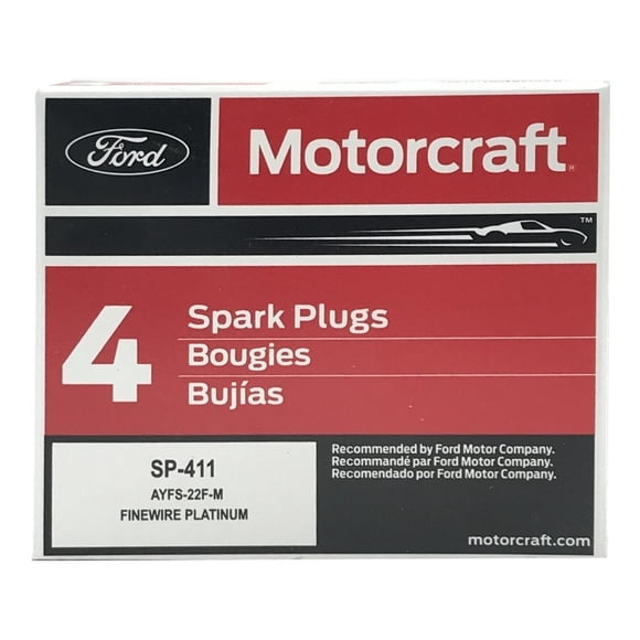 Caja de bujías Motorcraft 4 piezas Platino AYFS22FM