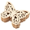 thumbnail image 2 of Eease 10pcs Butterfly Wood Slice Shapes for DIY Crafts and Ornaments, 2 of 5