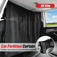 thumbnail image 2 of 2 For for Ram 1500 Car Divider Privacy Curtain Side Window Travel UV Block Sun Shade, 2 of 5
