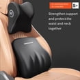 thumbnail image 3 of Wisewang Car Headrest Neck Support Pillow Premium Memory Foam Core Adjustable Straps Car Headrest Lumbar Support Daily Commutes Pink, 3 of 6