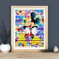 thumbnail image 3 of Disney-Kit de pintura de diamante 5D DIY, colorido, Mickey, Hada, polvo, Graffiti, póster de moda, diamantes de imitación, amor, mosaico hecho a mano, regalo artístico, 3 of 4