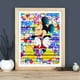 thumbnail image 3 of Disney-Kit de pintura de diamante 5D DIY, colorido, Mickey, Hada, polvo, Graffiti, póster de moda, diamantes de imitación, amor, mosaico hecho a mano, regalo artístico, 3 of 4