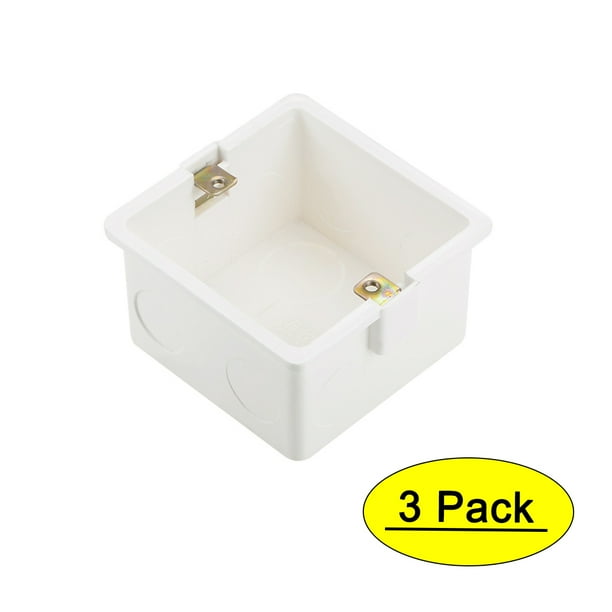 Wall Switch Box Deep Case Recessed Mount 86 Type Single Gang White 82
