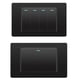 thumbnail image 2 of Wall Electrical Switches Light Switch 3 Gang 118mmx74mm Black, 2 of 5
