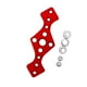 thumbnail image 4 of Juego de plantilla para pasador autocentrante vertical, plantilla para orificios de bolsillo, plantilla para carpintería, guía de broca de bolsillo pa Rojo, 4 of 8
