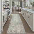 thumbnail image 3 of WIPONKEN Runner Rug 2x8 Non-Slip Rubber Backing, Modern Abstract Soft Low-Pile Design for Hallways and Kitchens, 3 of 5