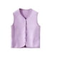 thumbnail image 2 of Ropa interior térmica para mujer, de invierno, de color liso, gruesa, con forro polar añadido, sin mangas, de poliéster., 2 of 3