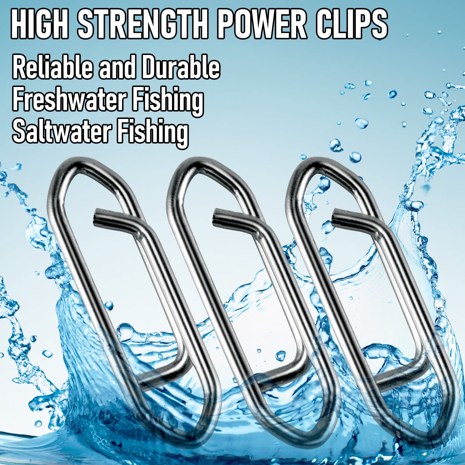 Stainless Steel Quick Change Connectors 100 Pack 100-Pack Fishing Speed ...