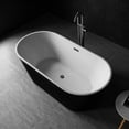 thumbnail image 6 of WOODBRIDGE 67" Freestanding Bathtub Contemporary Soaking Tub BTA1813, 6 of 6