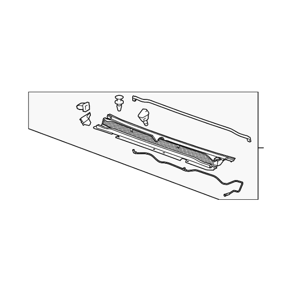 Genuine OE GM Cowl Grille 23454604