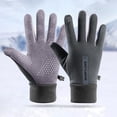 thumbnail image 2 of QASIEATN Gloves Mittens for Women Winter Ski Gloves for Women Windproof Touchscreen Thermal Gloves Warm Thickened with Fleece for SkiingCycling Fall Fashion Accessories, 2 of 5