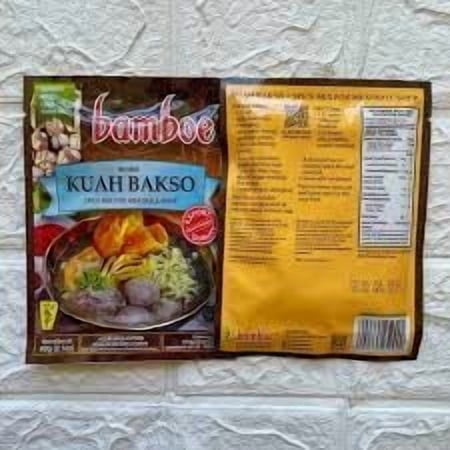 インドネシア料理 バリ アヤムゴレン (bamboe)BUMBU KUAH BAKSO クアバクソの素 ミートボールスープの素 料理の素