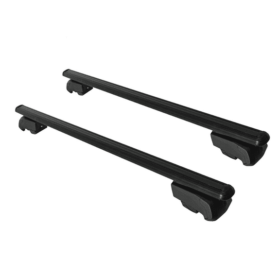 Cross Rail Roof Rack Fits Gmc Yukon 2021-2026 Black | Adjustable Aluminum Heavy Duty 300 LBS Anti-Theft Lock Cargo Carrier Rooftop Crossbar Accessories for Bike, Basket, Snowboard, Luggage