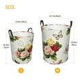 thumbnail image 5 of Balery,Laundry Hamper With Handles Laundry Basket Vintage Bike Flower Butterfly Round Laundry Baskets Circular Hamper For Bathroom Organizer Basket Lightweight Storage Baskets For Bathroom, 5 of 8