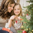 thumbnail image 3 of Cateissary Calcomanía colgante de decoración de Navidad, colgante de árbol, mano de obra fina, adorno de pared, suministros de vacaciones, Kits de decoración para fiestas Tipo 2, 3 of 6