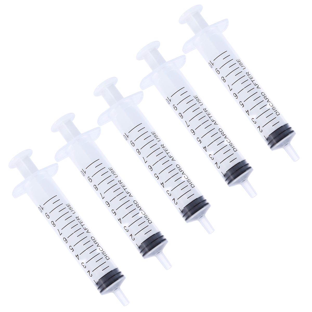 5 Pcs 10ml Luer Lock Syringes Industrial Grade Glue Applicator Syringe