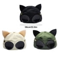 thumbnail image 4 of Sonducket Gorra de béisbol con gafas de piloto, gorra transpirable con viseras para el sol, gorras para otoño e invierno, gorras con Sombreros Negro, 4 of 6