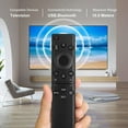 thumbnail image 7 of BN59-01385A Solar Frame TV Remote Replacement for Samsung Smart TV with Voice Bluetooth Rechargeable Solar Cell, Compatible with Samsung 2020 to 2023 Neo LED 4K Ultra HD TV, 4 Shortcut Buttons, Black, 7 of 7