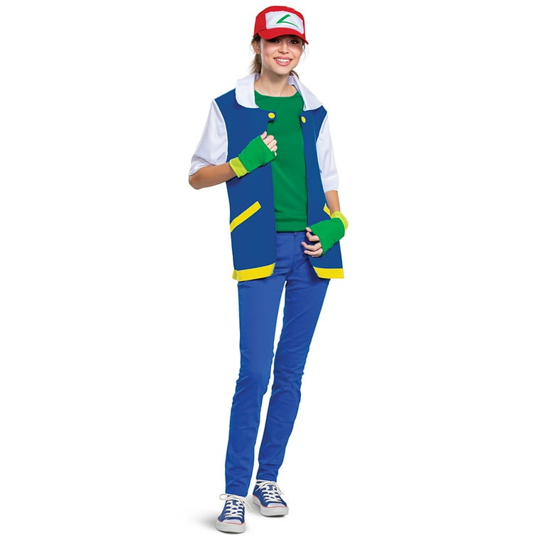 Child Set Boy's Pokemon RED Trainer Costume Cosplay 3 