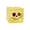 Yellow, variant on Liamobondopolis Halloween Glitter Cube Stress Relief Squeeze, Transparent Sequin Filled Square Squeezable with Spooky Face Prints for Desktop Leisure Use, 2.0IN