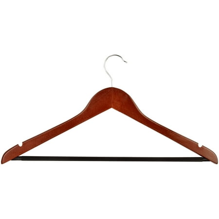Honey Can Do Wooden Suit Hangers, Cherry, 24pk