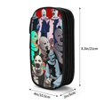 thumbnail image 3 of Terrifier Pencil Case Durable Pen Carrying Case Lightweight Pencil Bag Pouch Box Organizer Pencase Black, 3 of 8