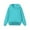 Blue, variant on KAUOD Kids Cotton Hoodies Loose Plain Pullover Hoodie Sweatshirts Boys Girls Cotton Soft Fall Casual Clothes with Pockets