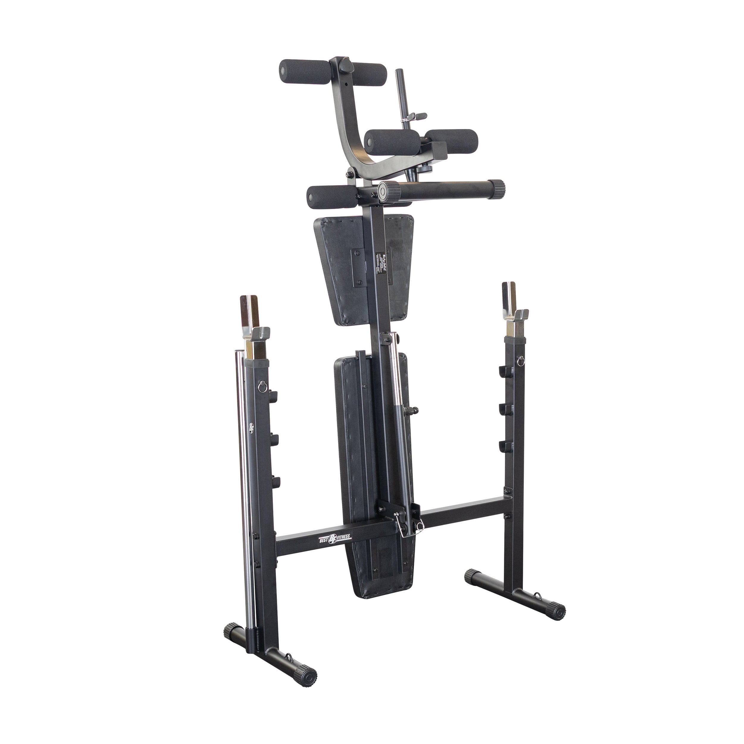 Best Fitness BFOB10B Olympic Bench With Leg Developer - Black