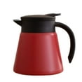 thumbnail image 1 of Bewildely Frasco de vacío con revestimiento de acero inoxidable de 650/880ML con asa, botella de té de doble capa, diseño de boquilla, termo, hervidor Teteras Rojo 680ML Bewildely HA071522-05, 1 of 6