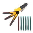 thumbnail image 1 of Air Belt Sander 1/4" Inlet Air Angle Grinding Sanding Belt Compressor Sanding Pneumatic Tool Polishing Rust Removal ,Wide Use, 1 of 6