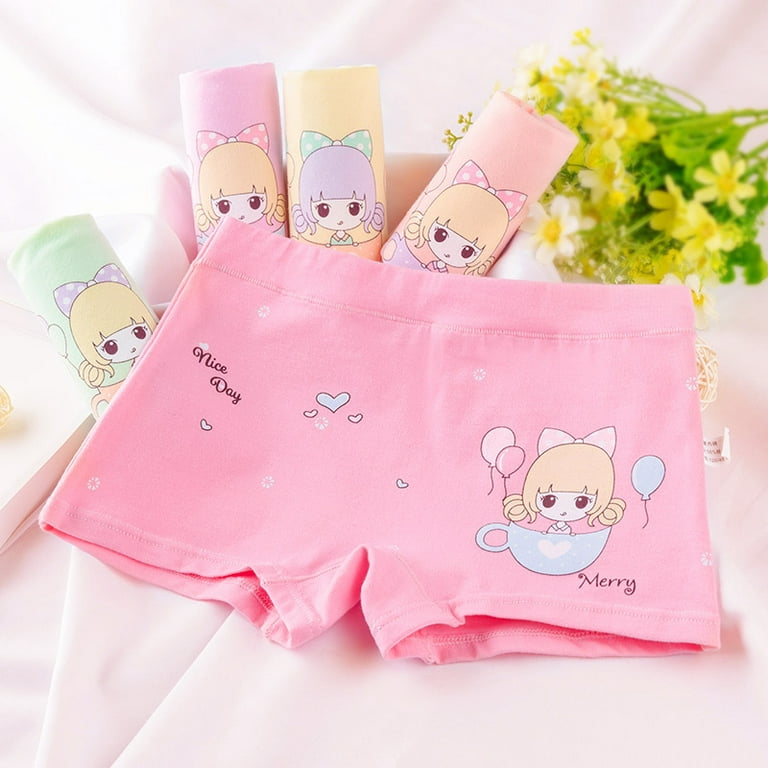 Cartoon Cotton Boxer Girls Toddler Underwear 3 Packs For Spring 2022 X0802  From Lianwu08, $6.98