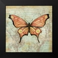 thumbnail image 2 of Brent, Paul 20x20 Black Modern Framed Museum Art Print Titled - Vintage Butterflies I, 2 of 5